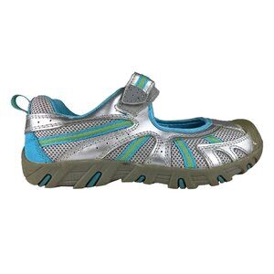 Xhilaration Girls Aqua Round Toe‎ Casual Mary Jane Shoes Size Size US 3